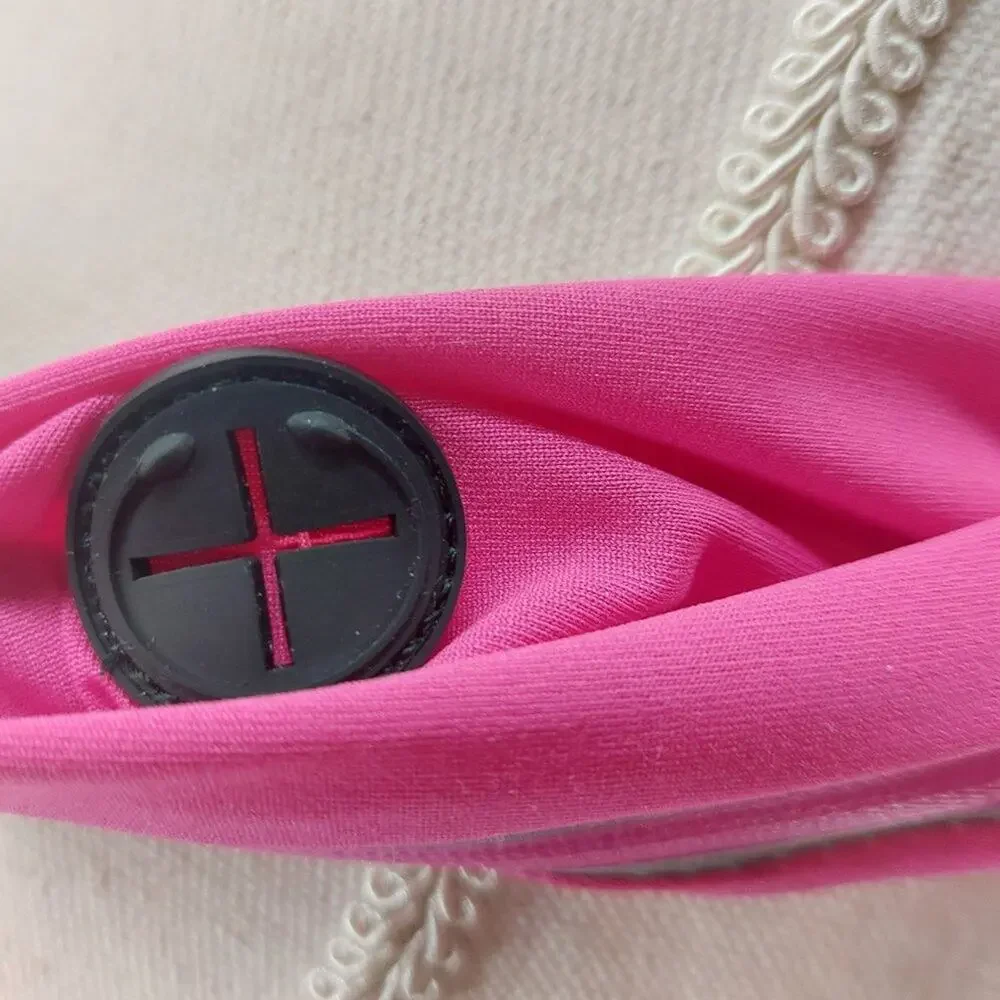 Sakar International Women's Athletic Sports Pink zippered Belt Fitness